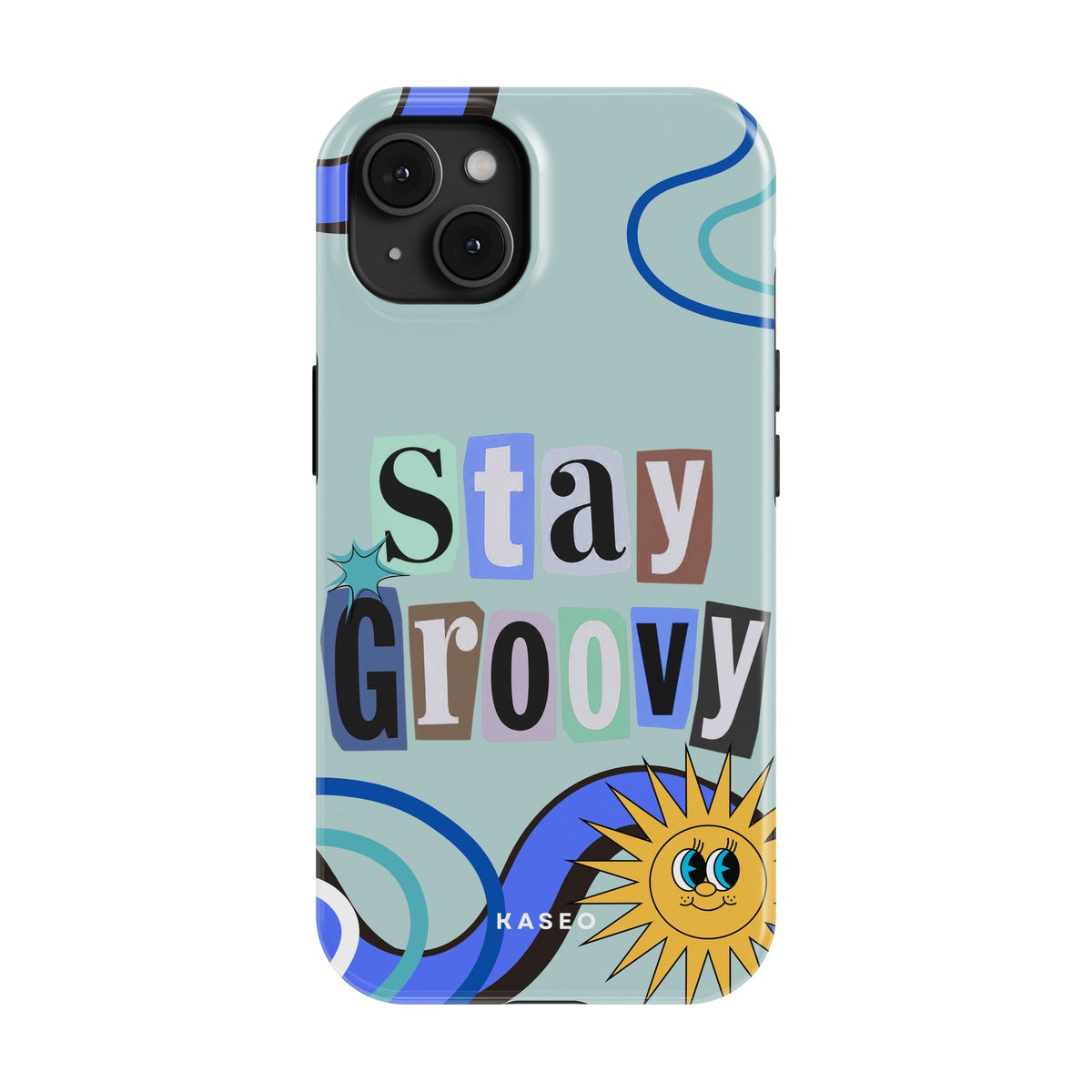Stay Groovy (Blue Edition) case - iPhone 13