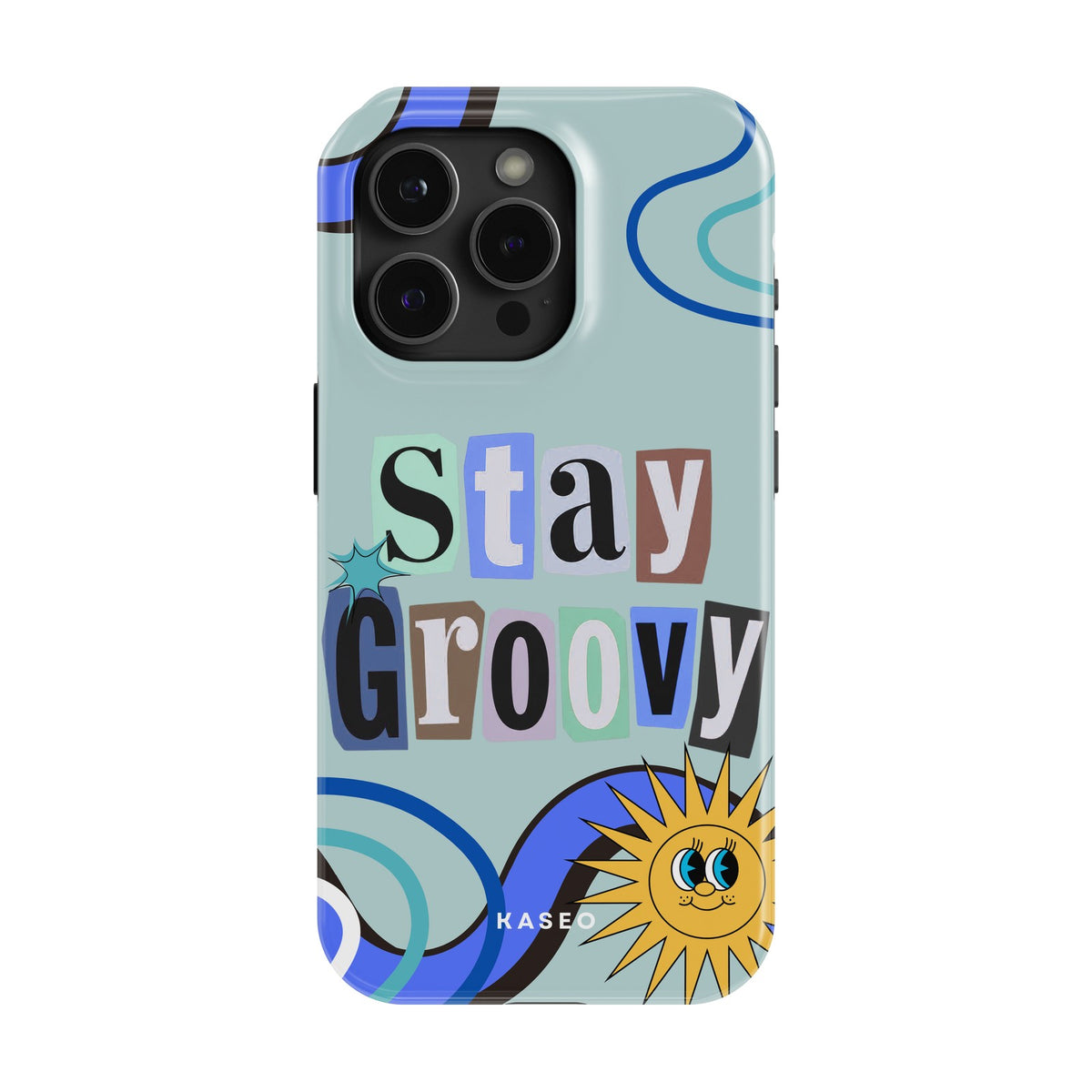 Stay Groovy (Blue Edition) case - iPhone 13 Pro