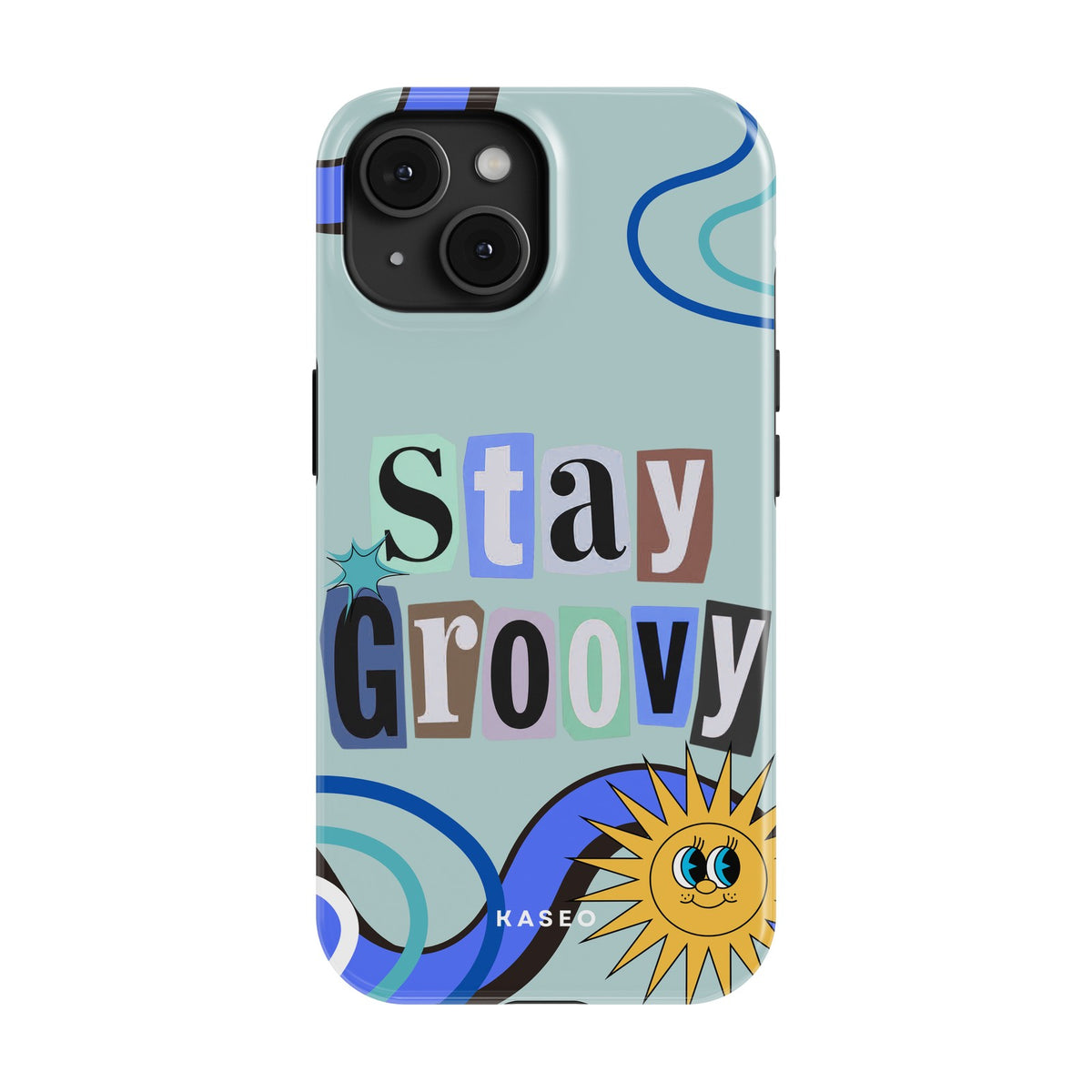 Stay Groovy (Blue Edition) case - iPhone 13 Mini