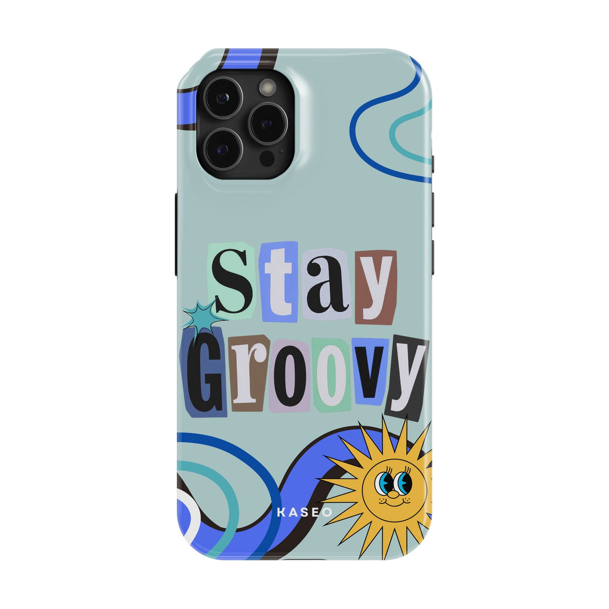 Stay Groovy (Blue Edition) case - iPhone 12 Pro