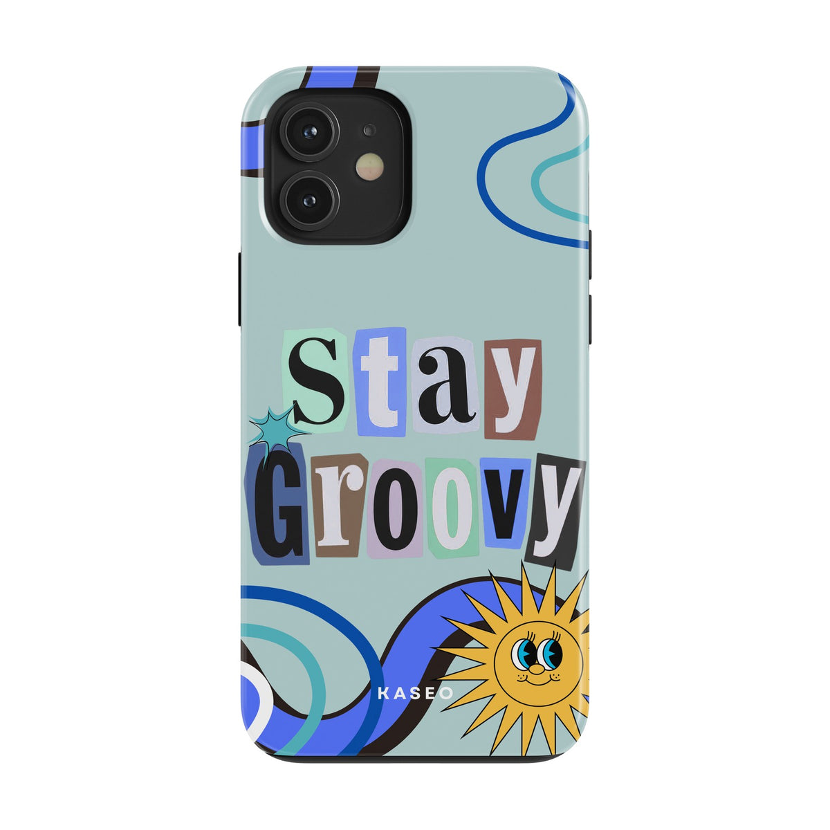 Stay Groovy (Blue Edition) case - iPhone 12 Mini