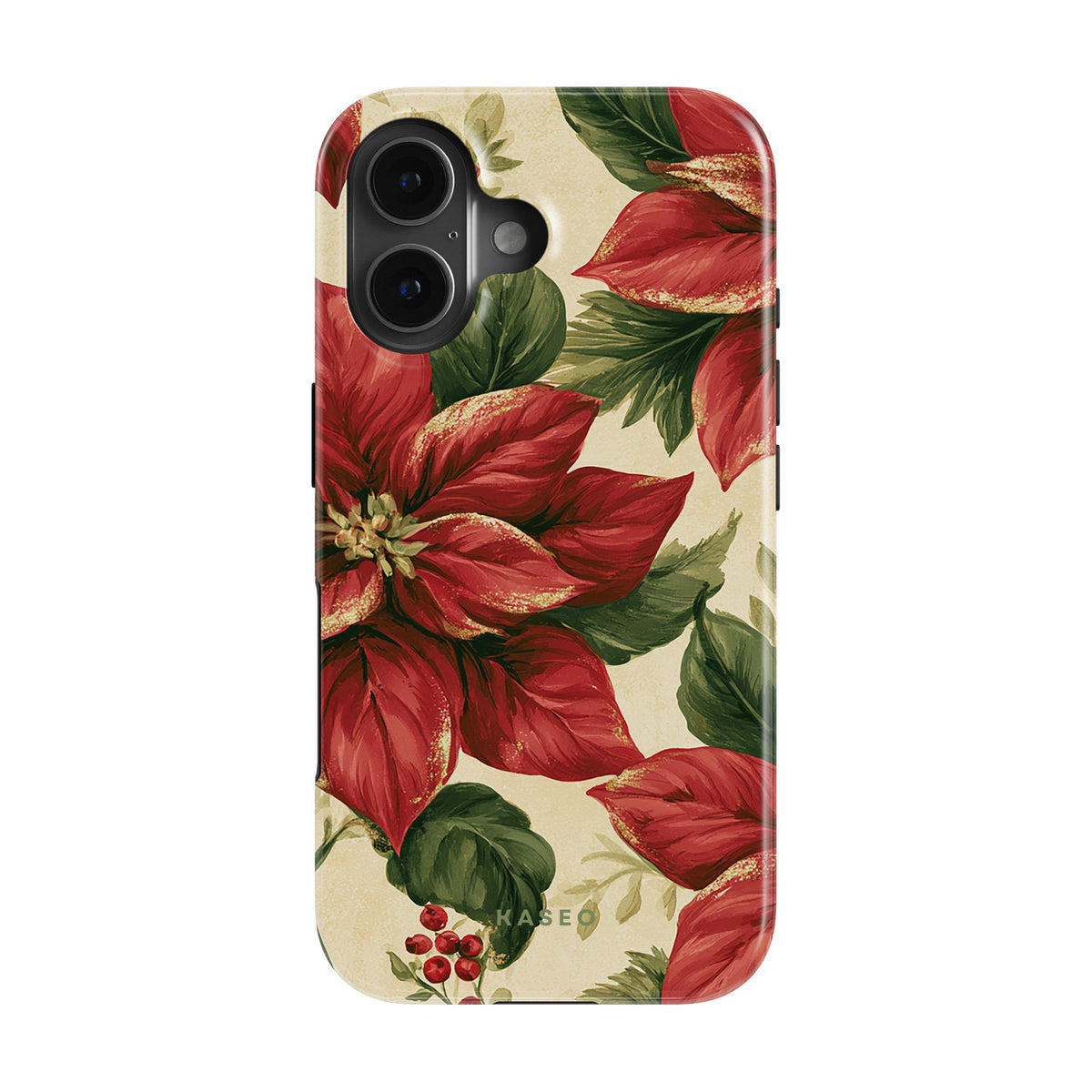 Poinsettia case - iPhone 16