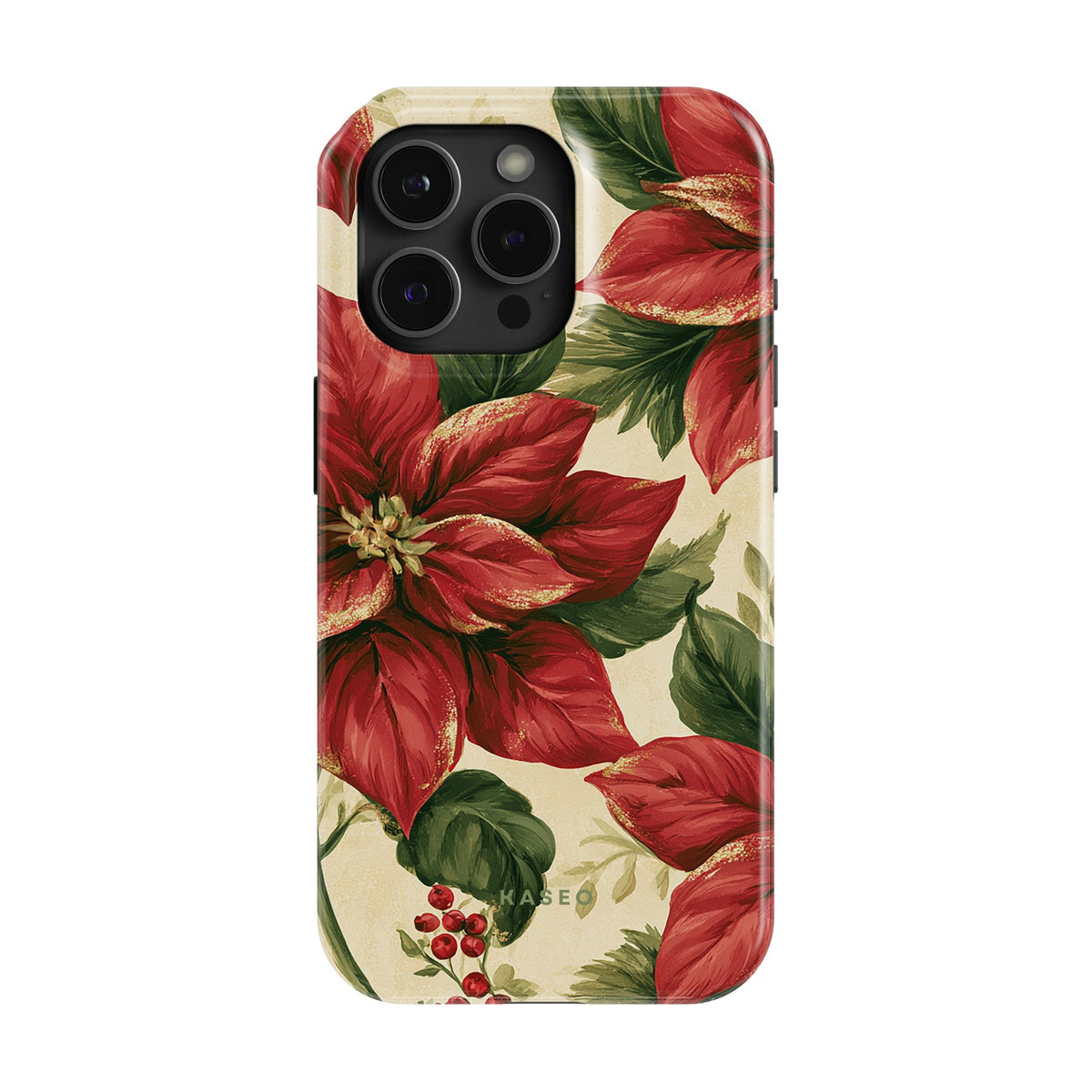Poinsettia case - iPhone 14 Pro Max