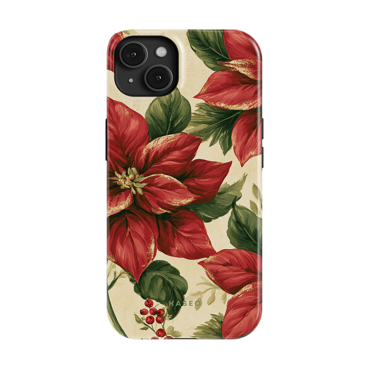 Poinsettia case - iPhone 14 Plus