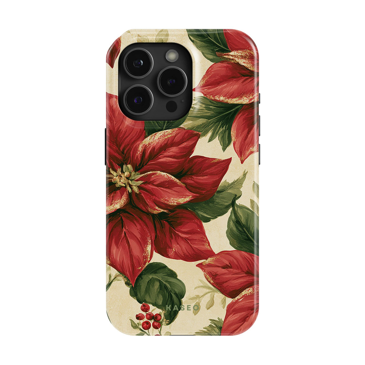 Poinsettia case - iPhone 13 Pro