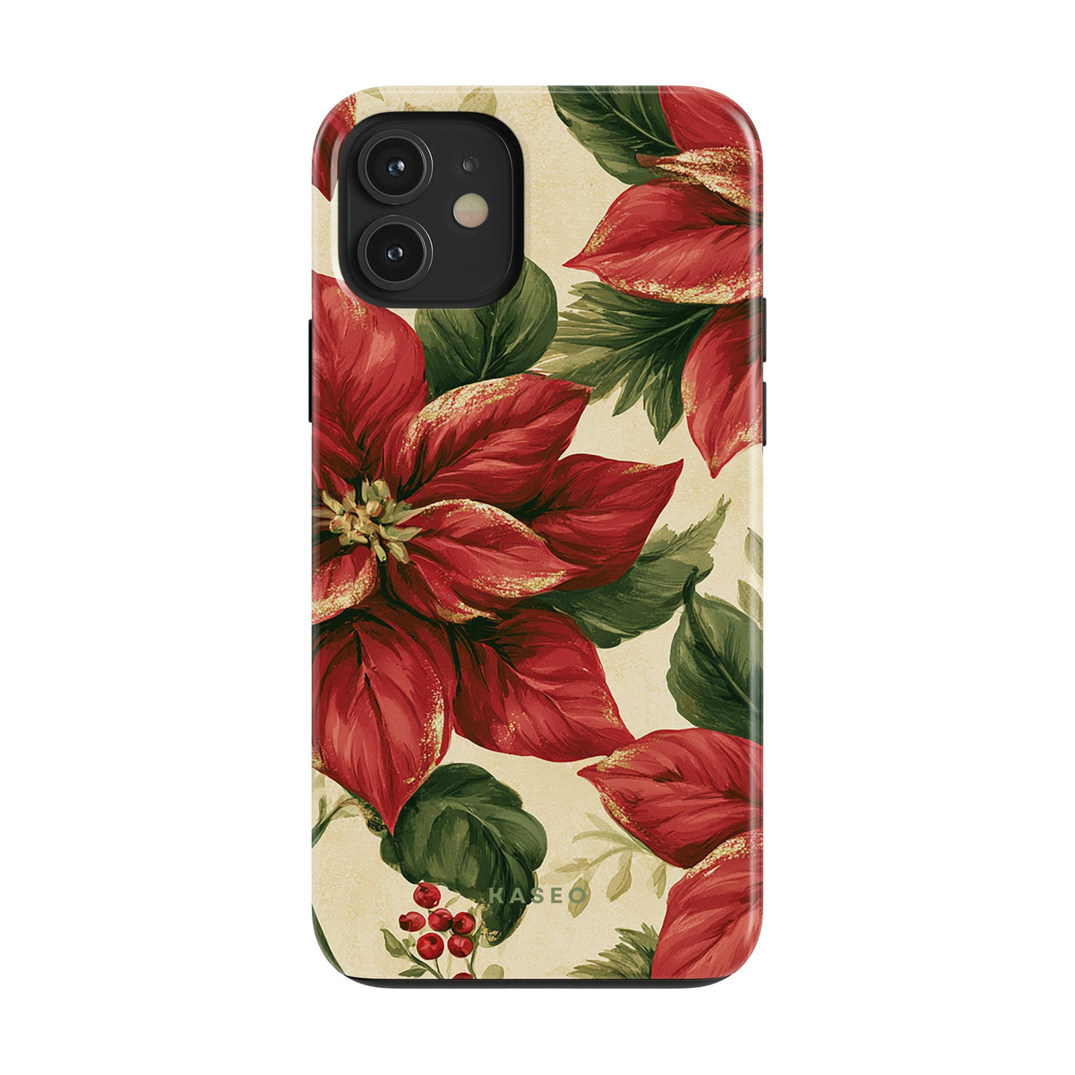 Poinsettia case - iPhone 12