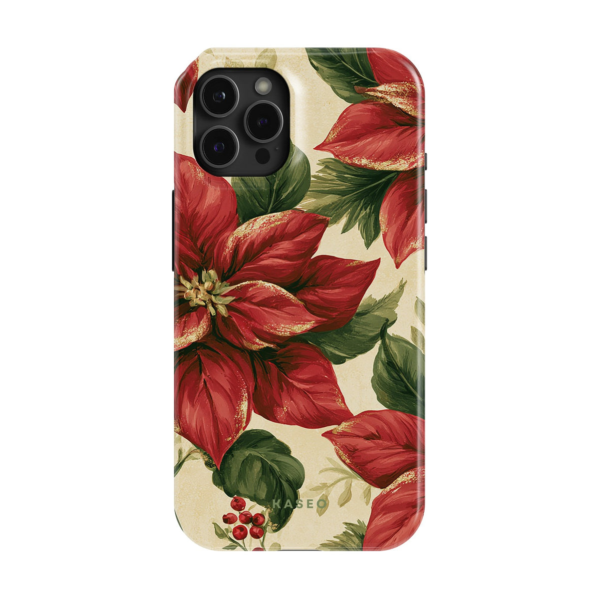 Poinsettia case - iPhone 12 Pro