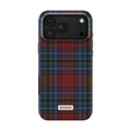 Burgundy Tartan case - iPhone 18 Pro