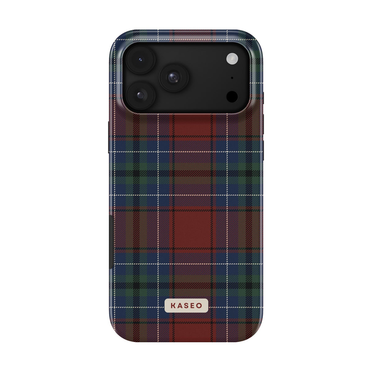 Burgundy Tartan case - iPhone 18 Pro
