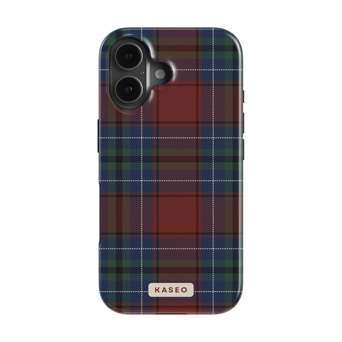 Burgundy Tartan case - iPhone 17