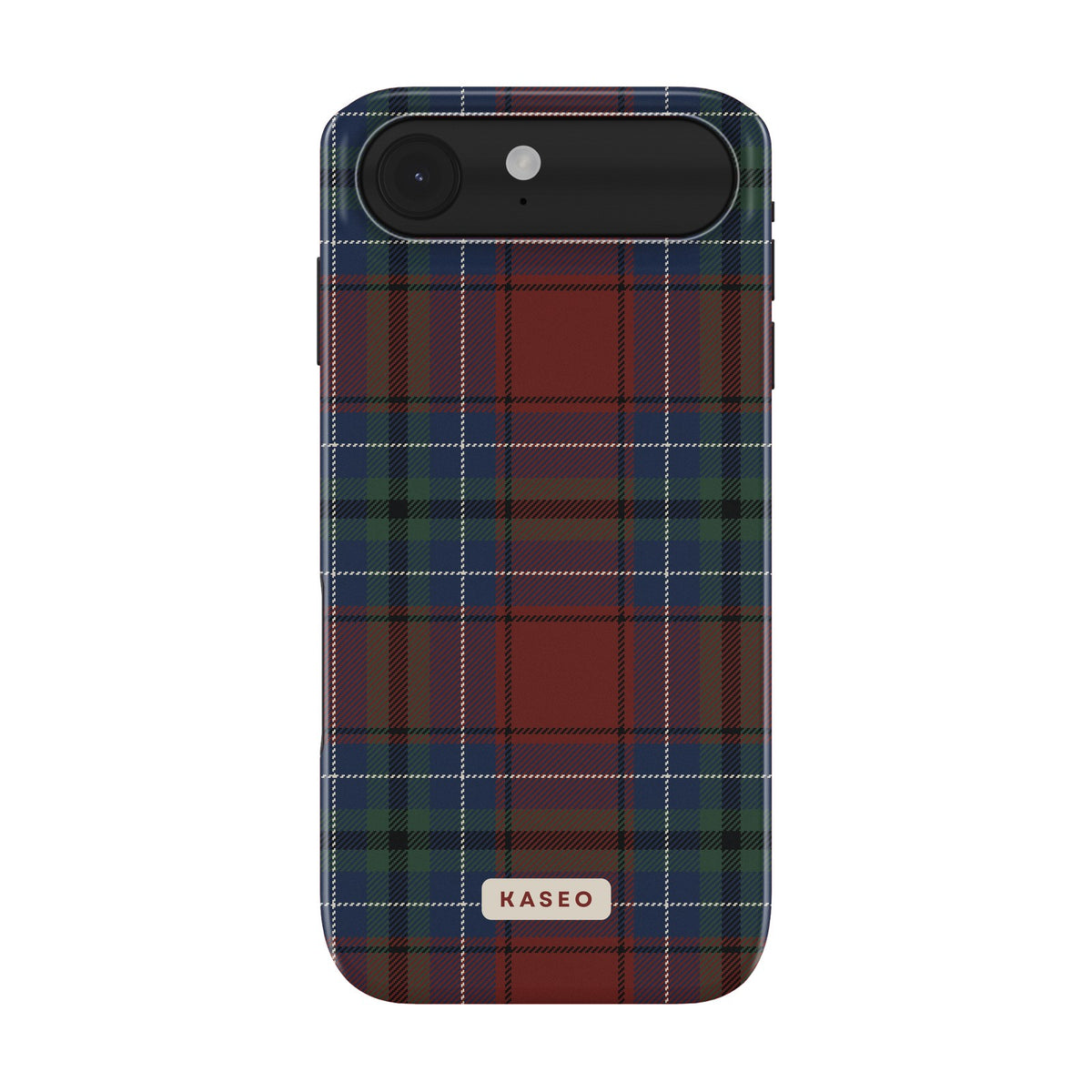 Burgundy Tartan case - iPhone 17 Air