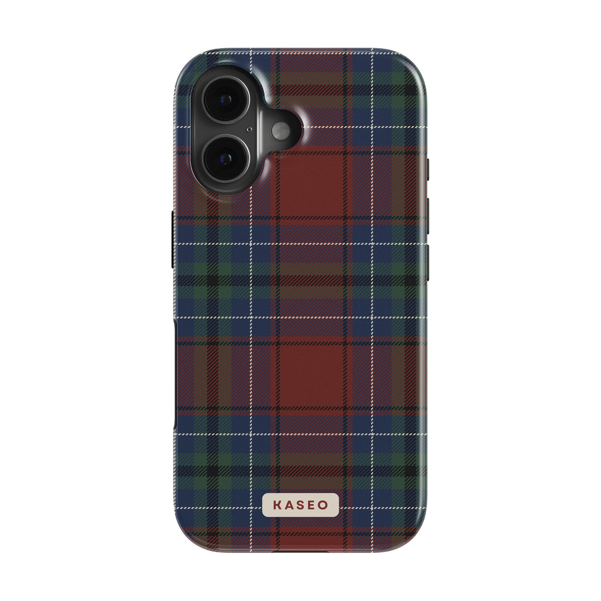 Burgundy Tartan case - iPhone 16