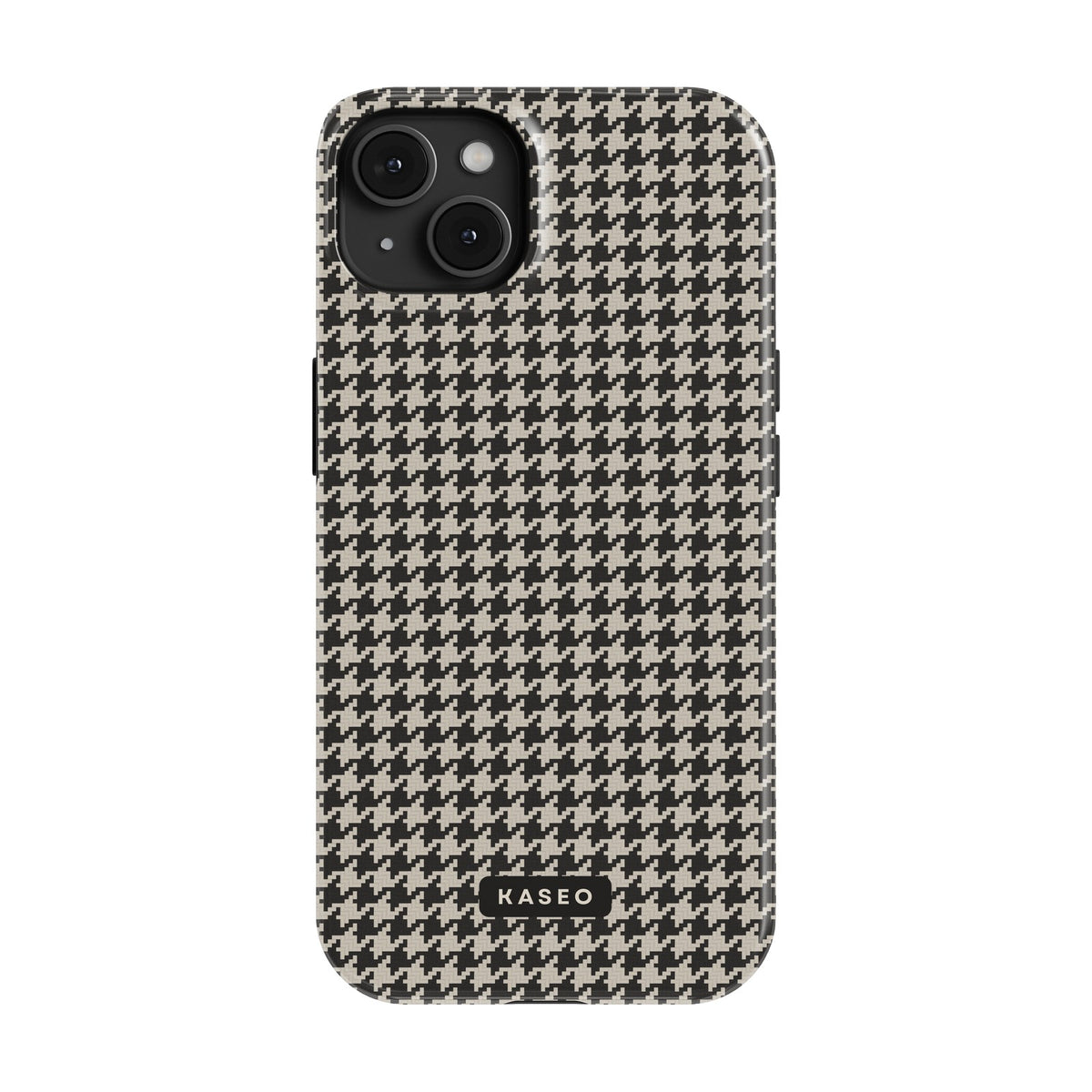Houndstooth case - iPhone 15 Plus