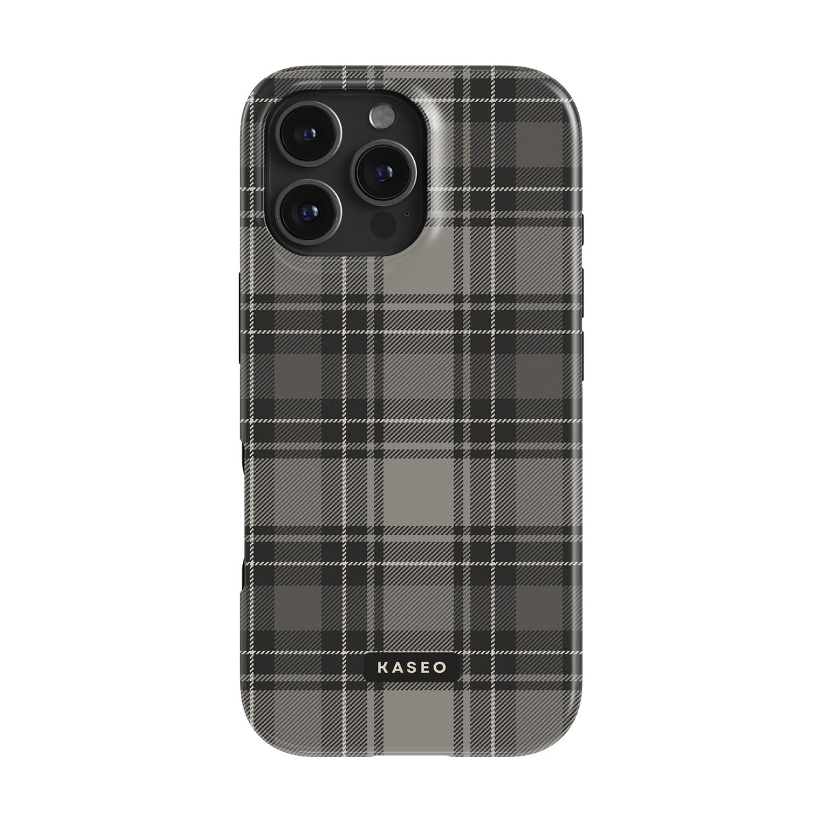 Grey Tartan case - iPhone 16 Pro Max