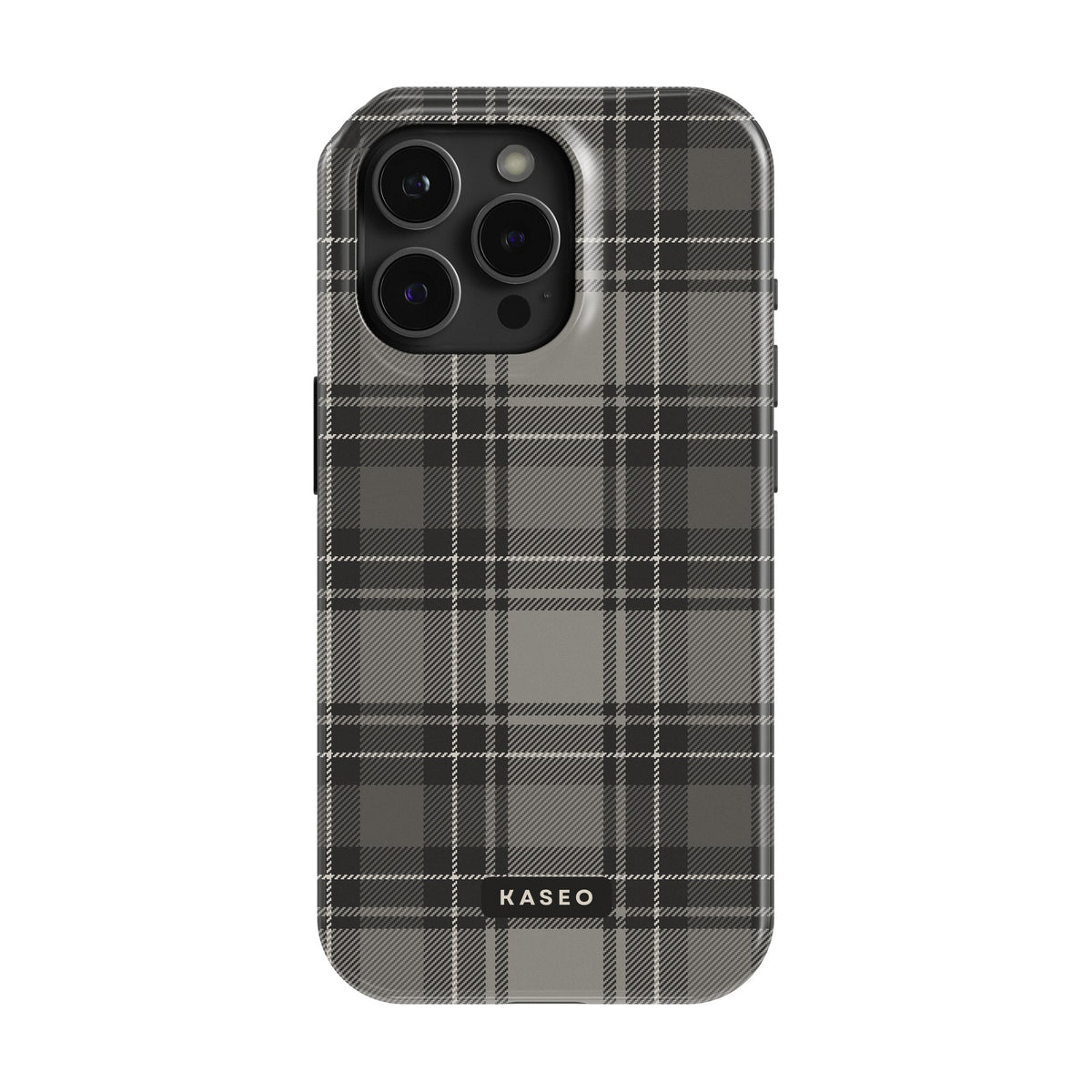 Grey Tartan case - iPhone 14 Pro Max