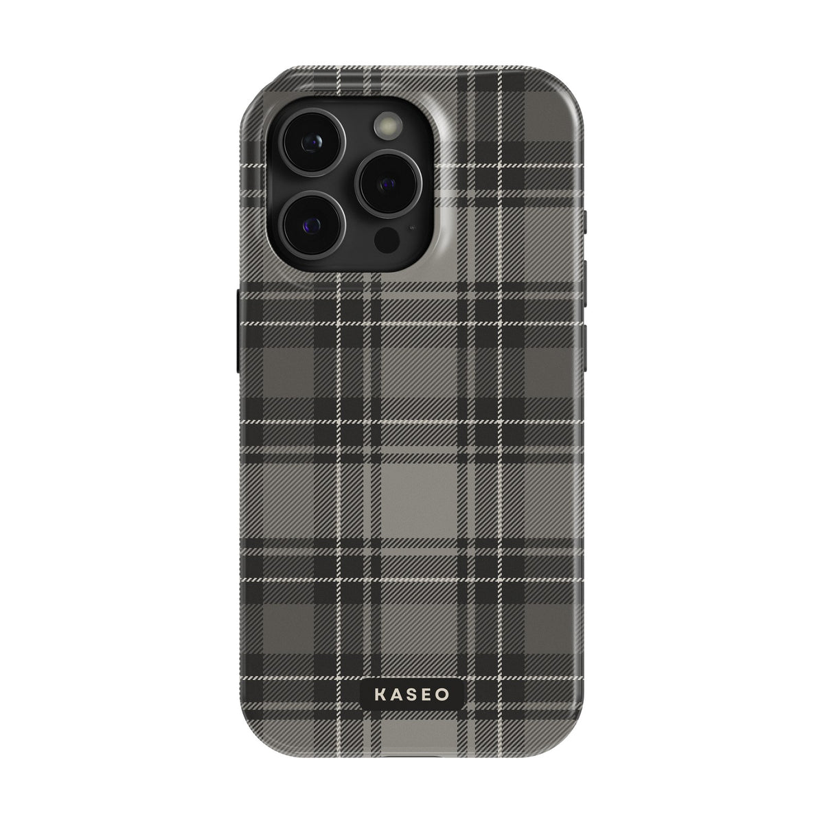 Grey Tartan case - iPhone 13 Pro