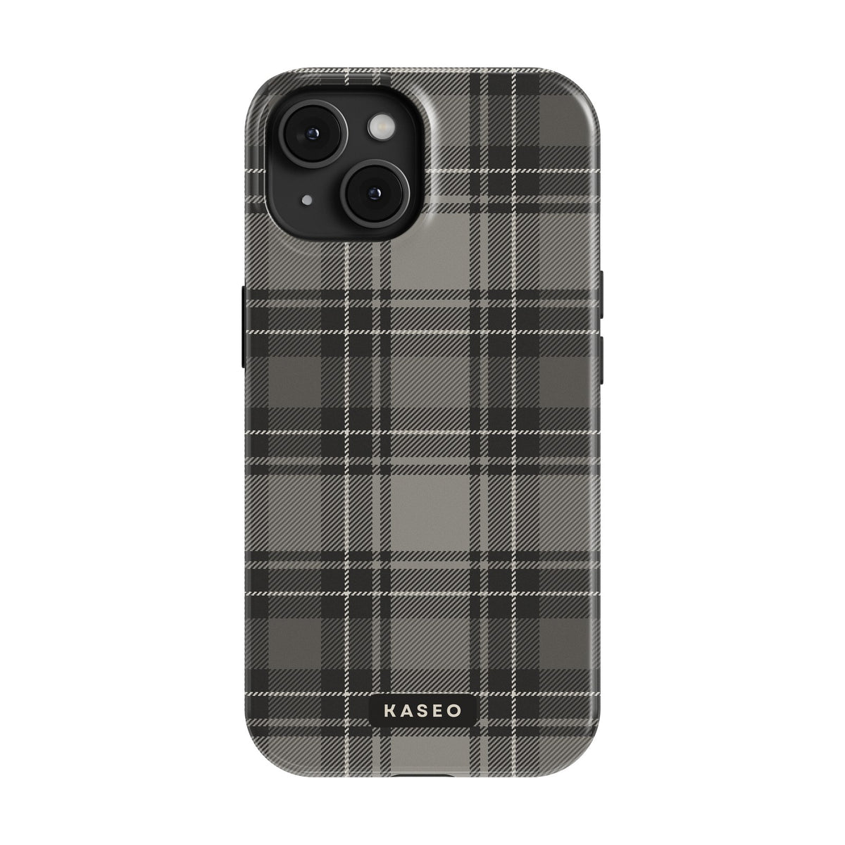 Grey Tartan case - iPhone 13 Mini