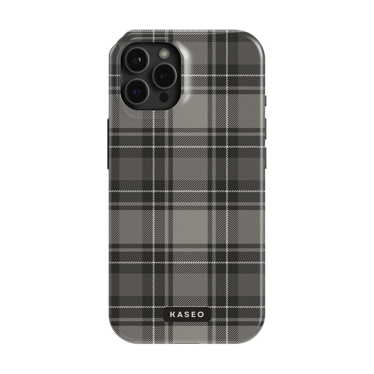 Grey Tartan case - iPhone 12 Pro