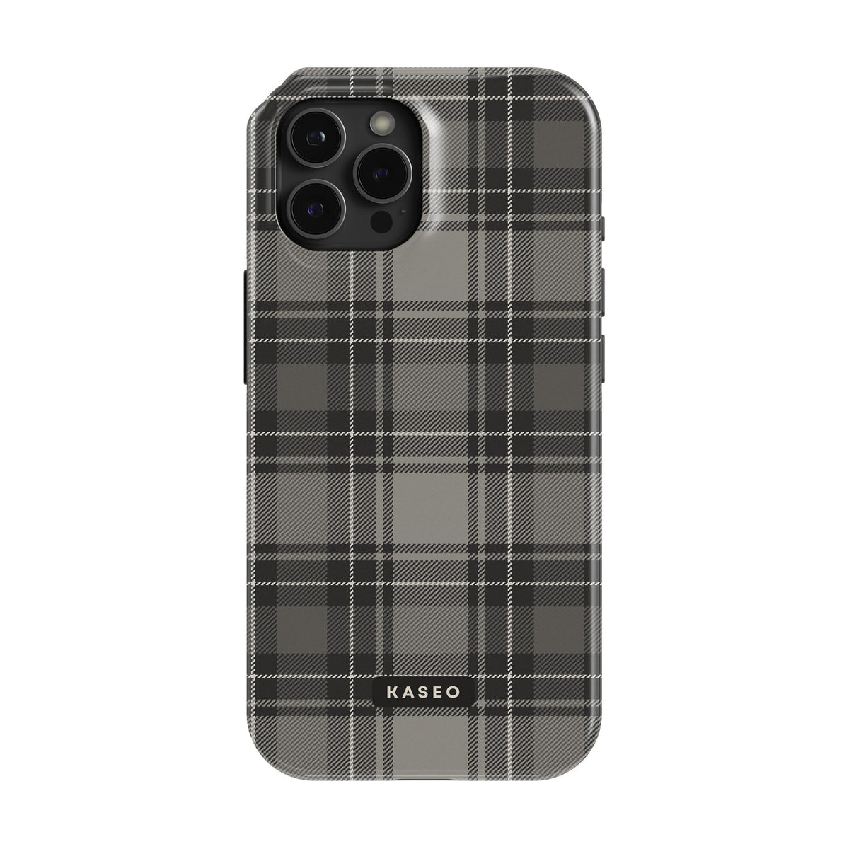 Grey Tartan case - iPhone 12 Pro Max