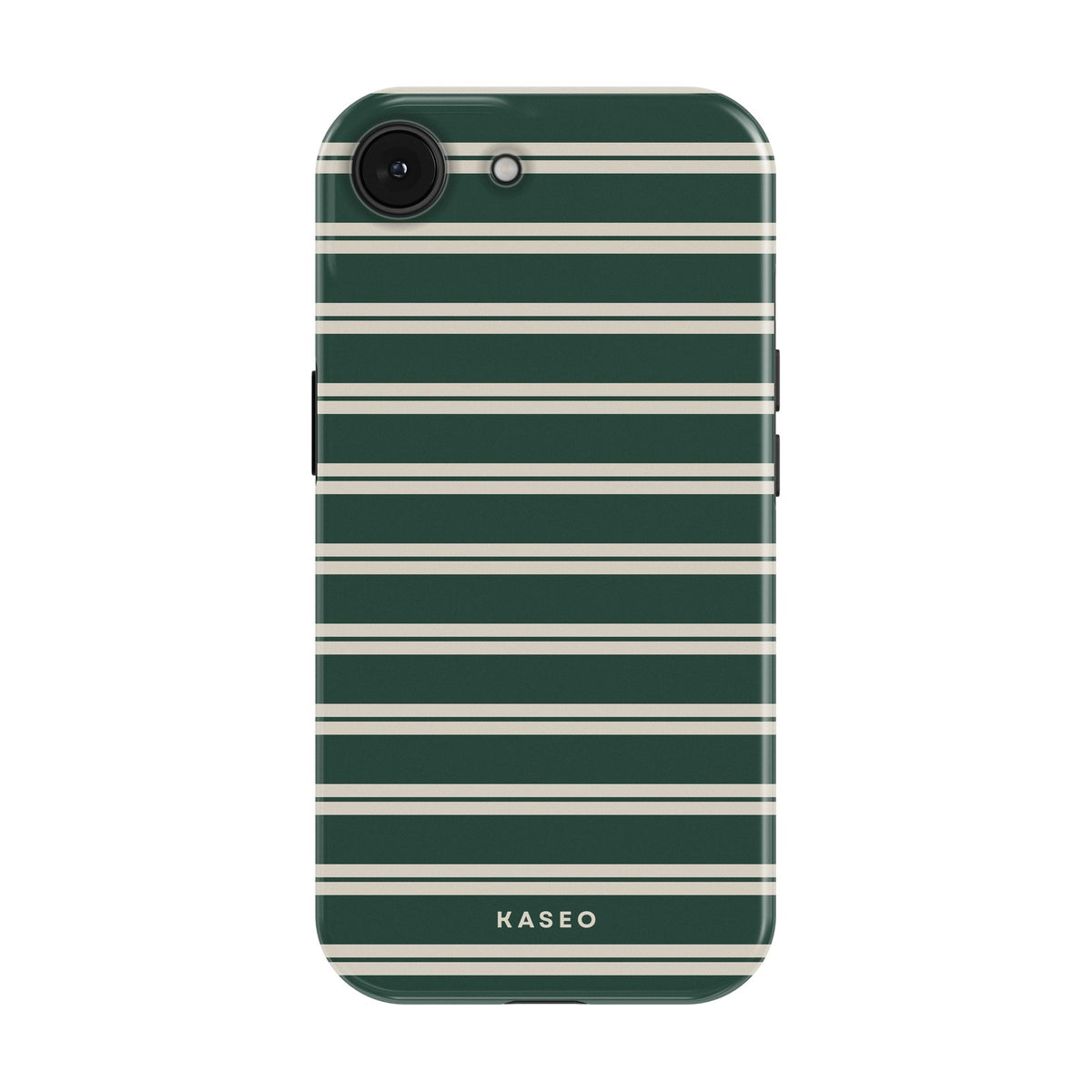 Bottle Green Stripe case - iPhone 17e