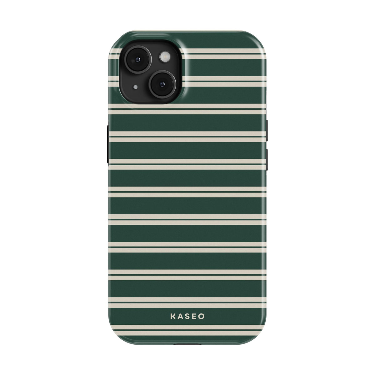 Bottle Green Stripe case - iPhone 13