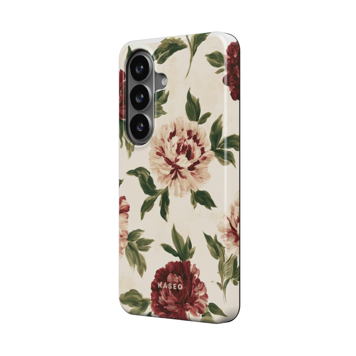 Winter Bloom Android phone case - angle