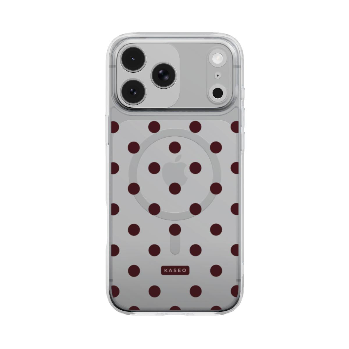 Wine Dots - MagSafe Clear Phone Case