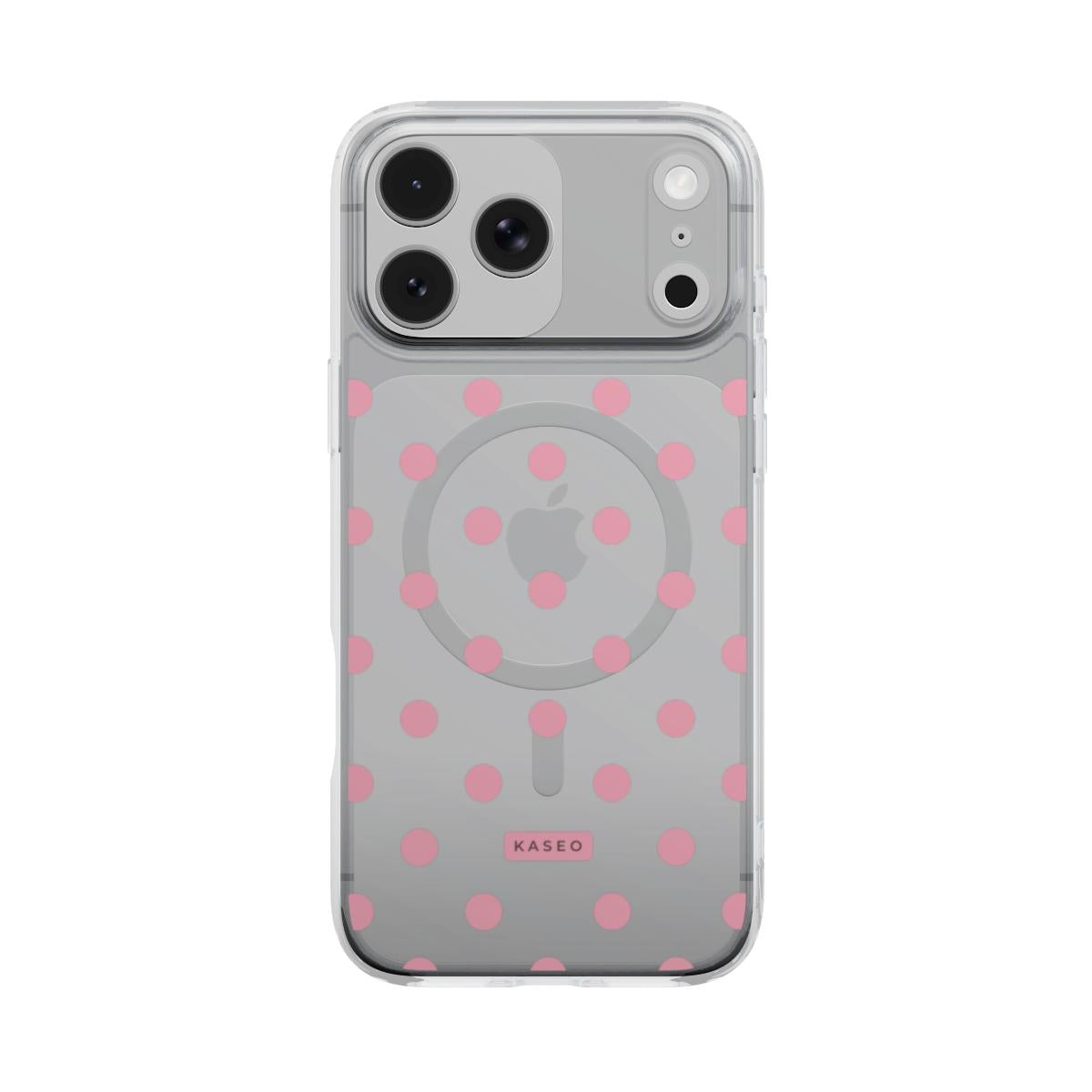 Blush Dots - MagSafe Clear Phone Case