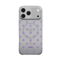 Lilac Dots - MagSafe Clear Phone Case