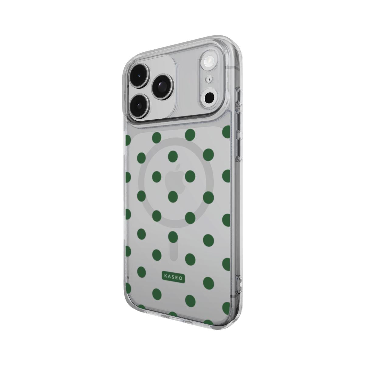Green Dots - MagSafe Clear Phone Case