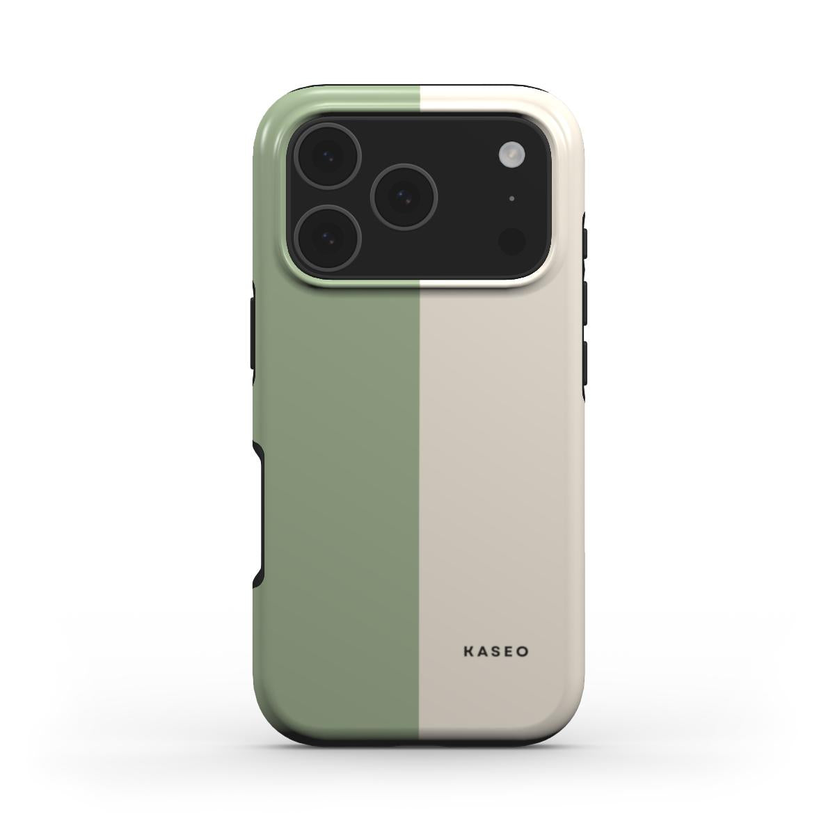 Sage & Cream Split - MagSafe Tough Phone Case