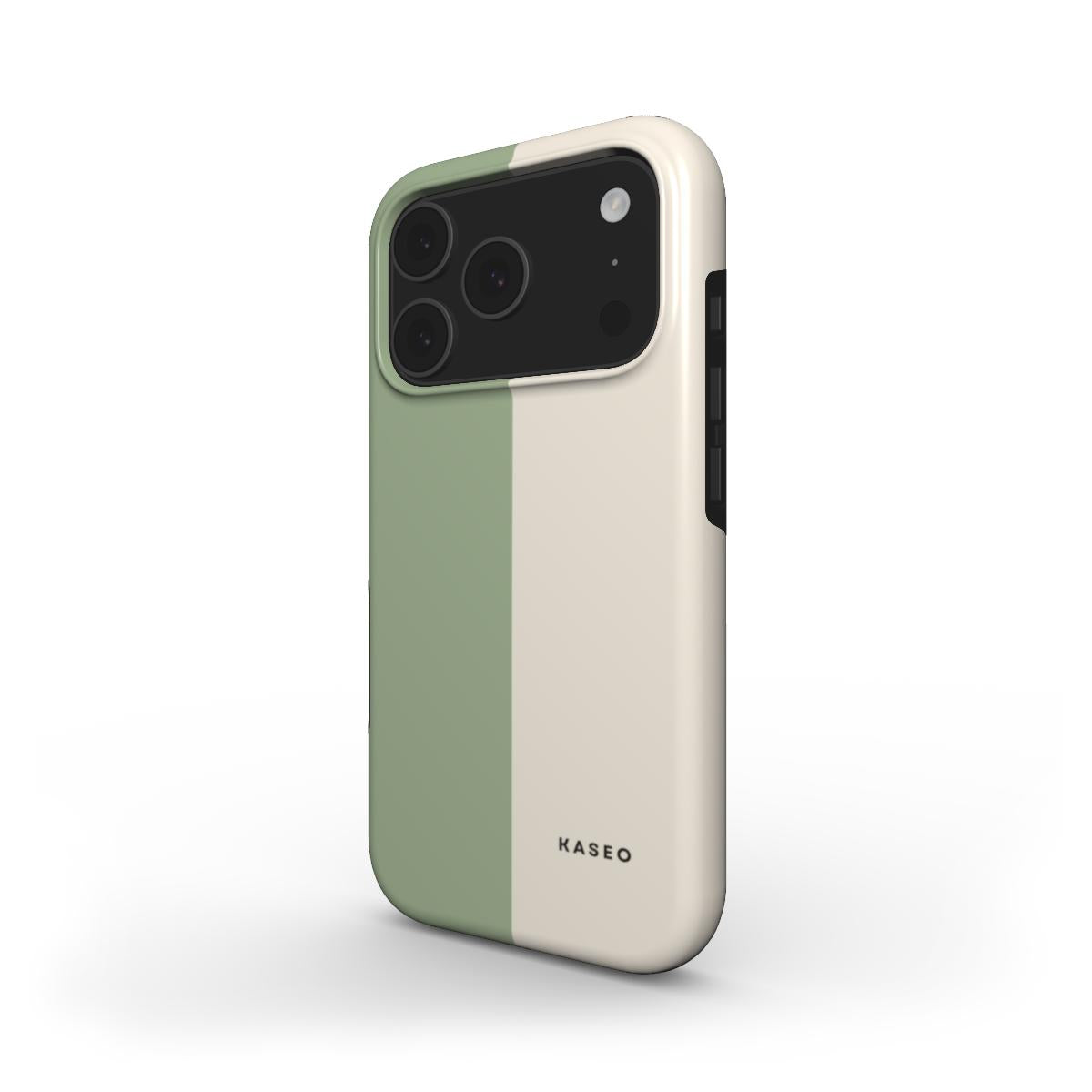 Sage & Cream Split - MagSafe Tough Phone Case