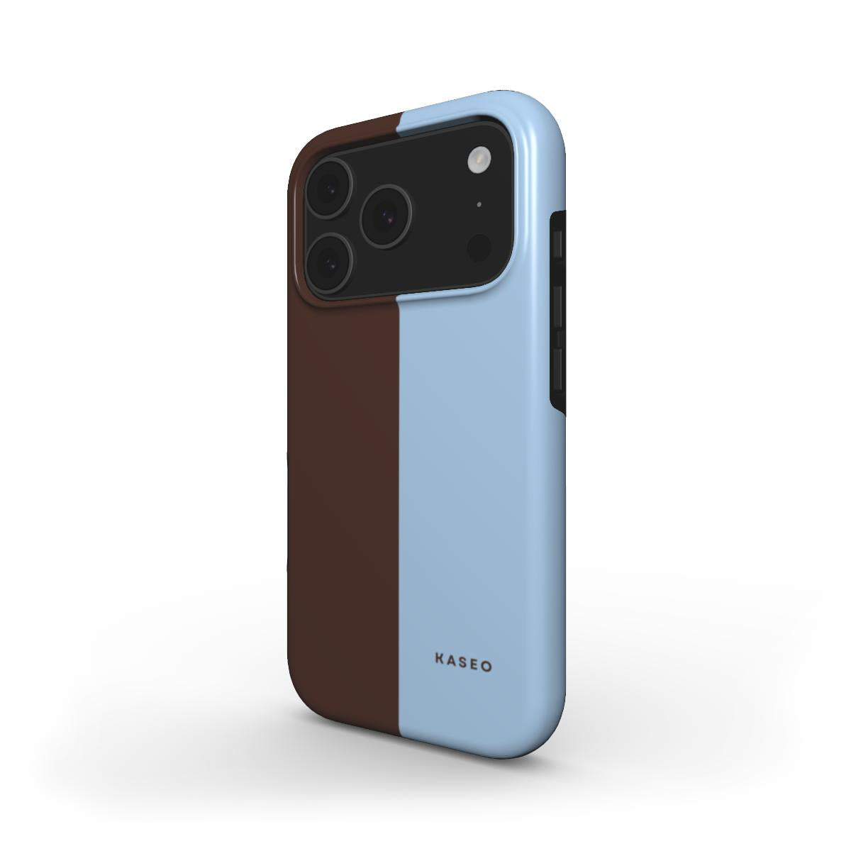 Chocolate & Baby Blue Split - MagSafe Tough Phone Case