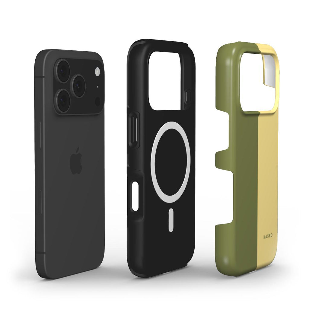 Olive & Butter Split - MagSafe Tough Phone Case