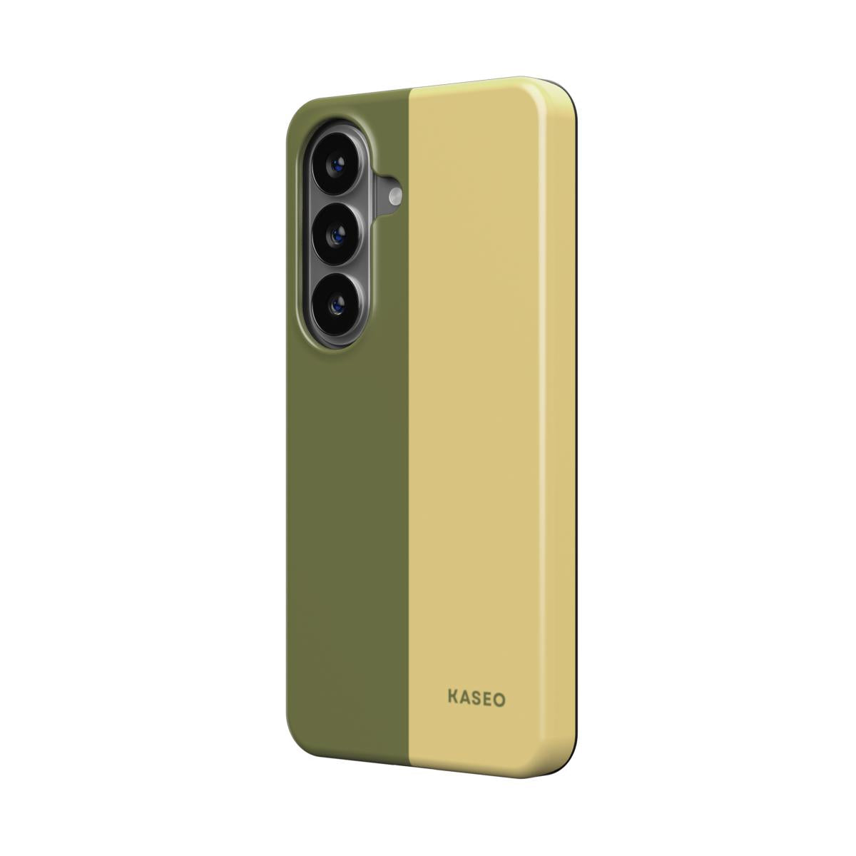 Olive & Butter Split - Android Tough Phone Case