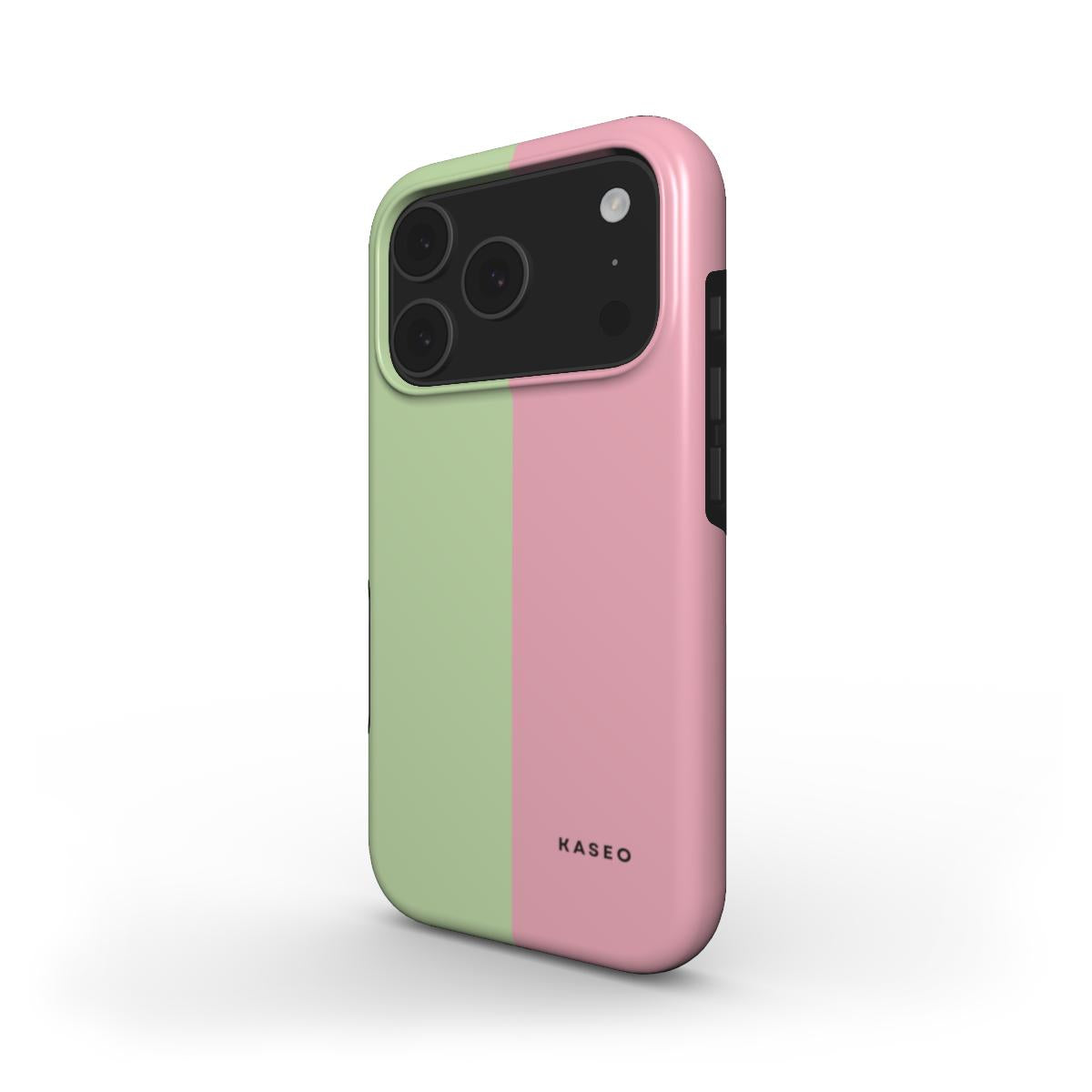 Pistachio & Rose Split - MagSafe Tough Phone Case