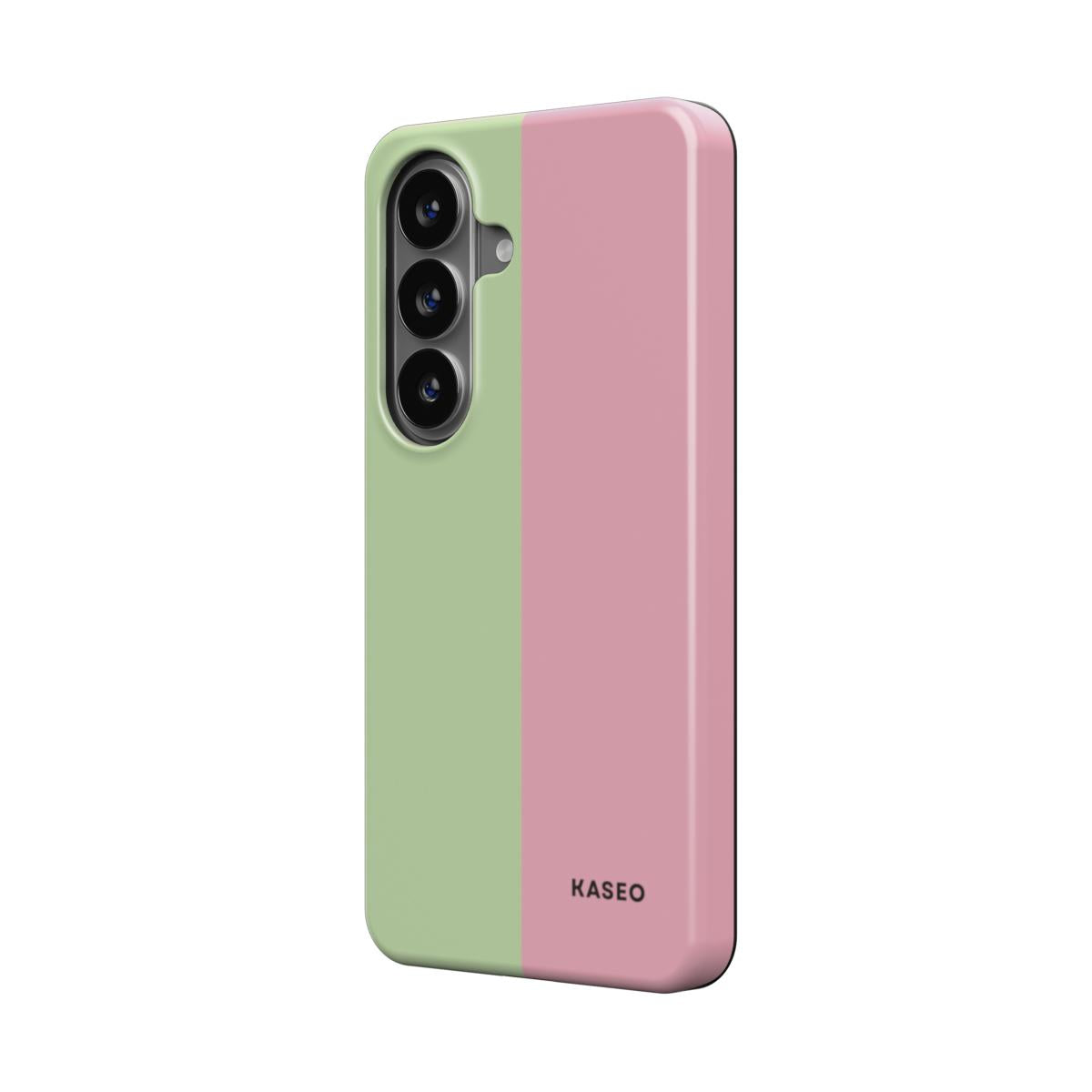 Pistachio & Rose Split - Android Tough Phone Case
