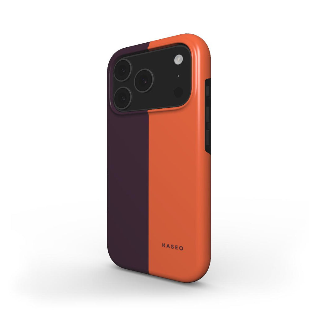 Plum & Persimmon Split - MagSafe Tough Phone Case