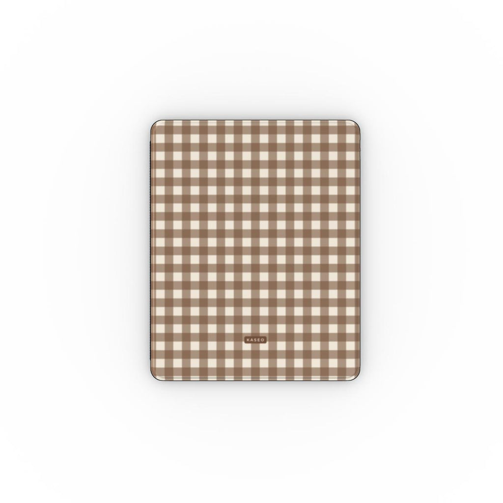 Gingham Cocoa - Apple iPad Case