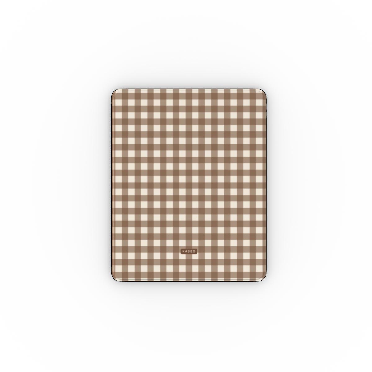 Gingham Cocoa - Apple iPad Case