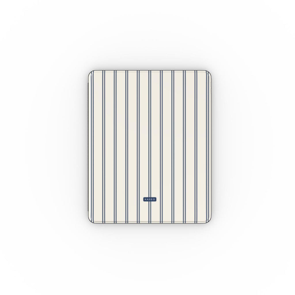 Ticking Stripe Navy - Apple iPad Case