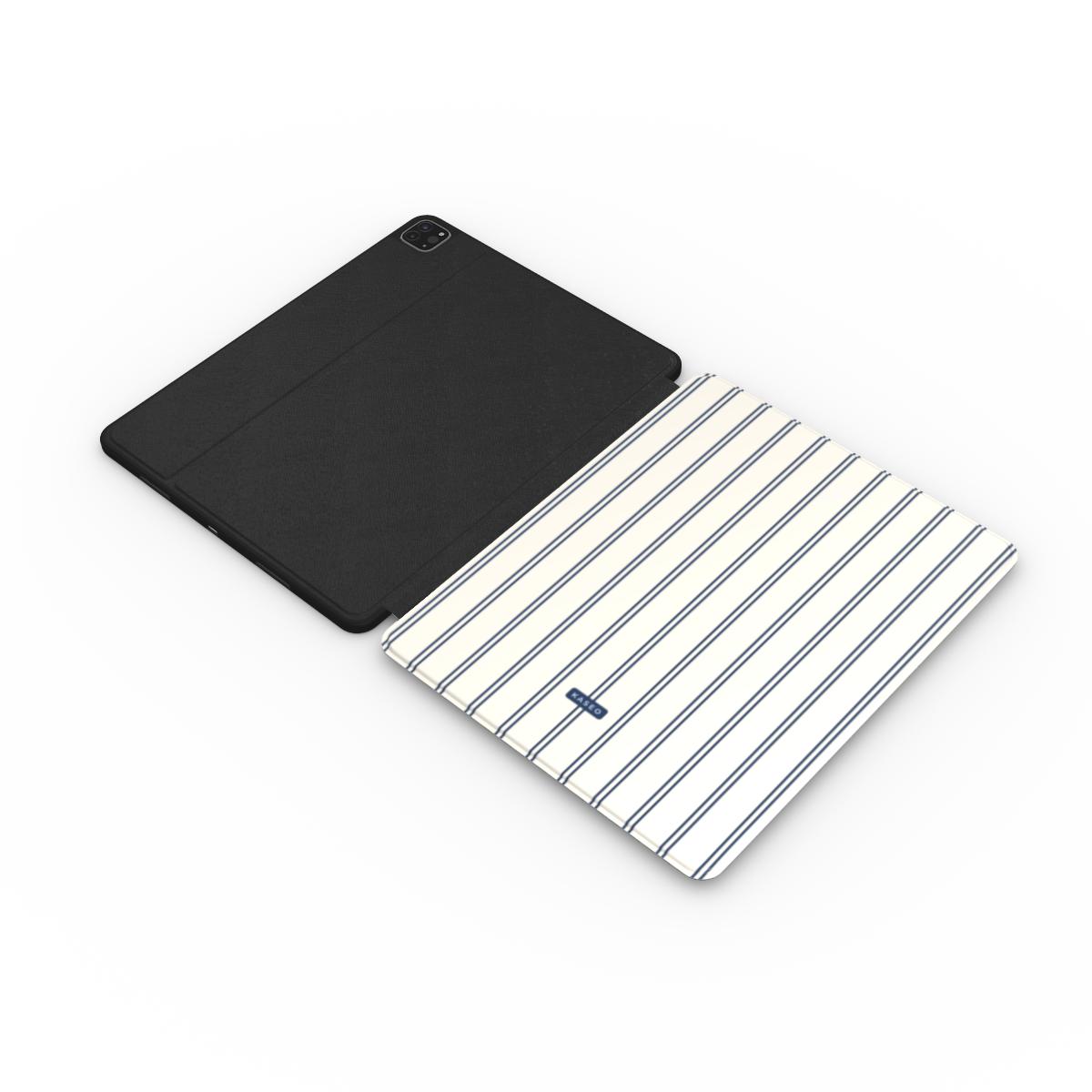 Ticking Stripe Navy - Apple iPad Case