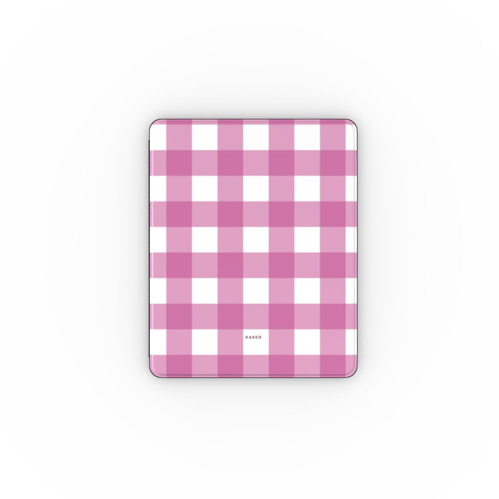 Gingham Pink - Apple iPad Case