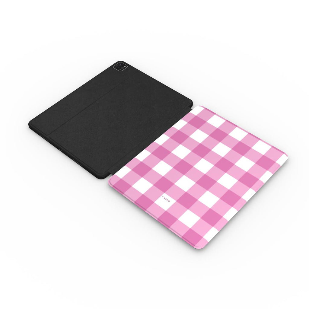 Gingham Pink - Apple iPad Case