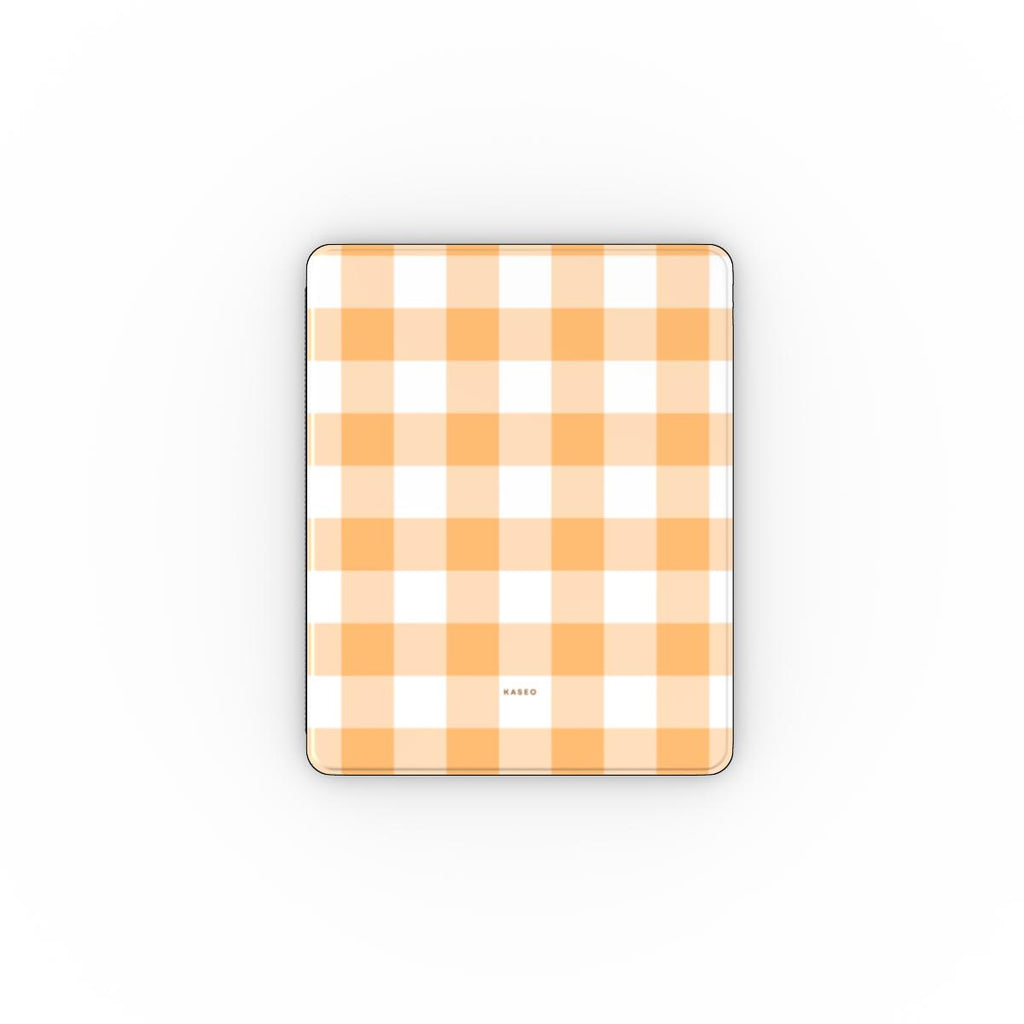 Gingham Yellow - Apple iPad Case