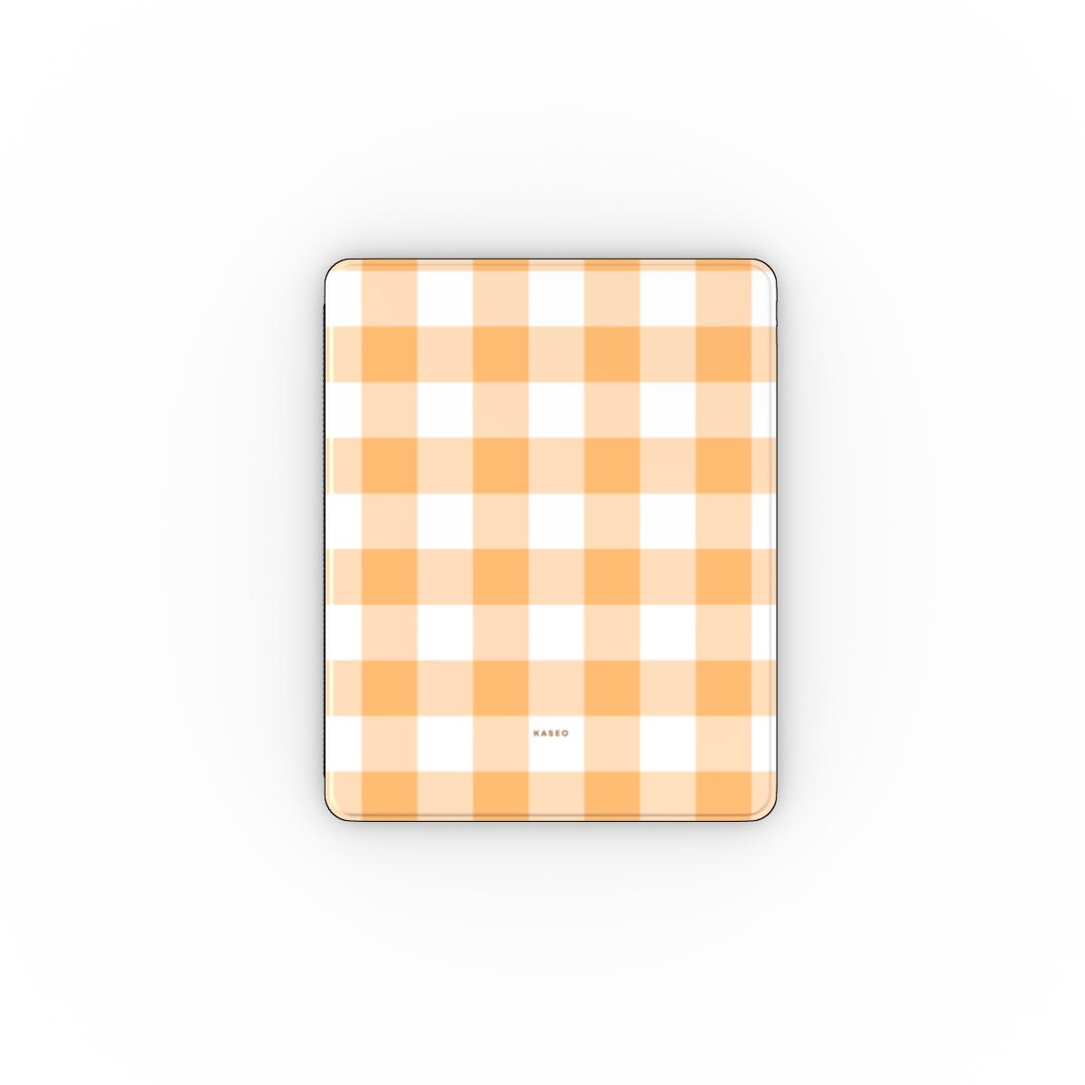 Gingham Yellow - Apple iPad Case