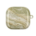 Sage marble print AirPods Gen 4 case