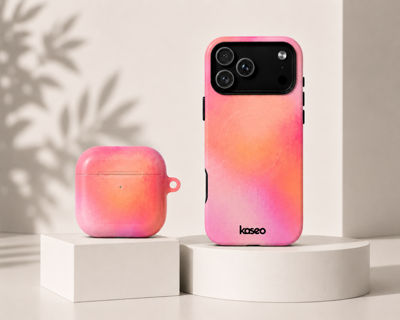 Cloud 9 MagSafe phone case and AirPods case matching bundle