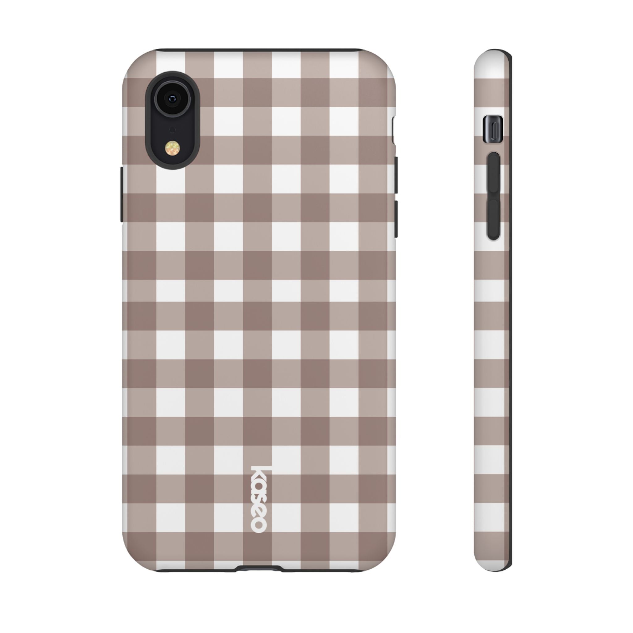 Gingham Brown
