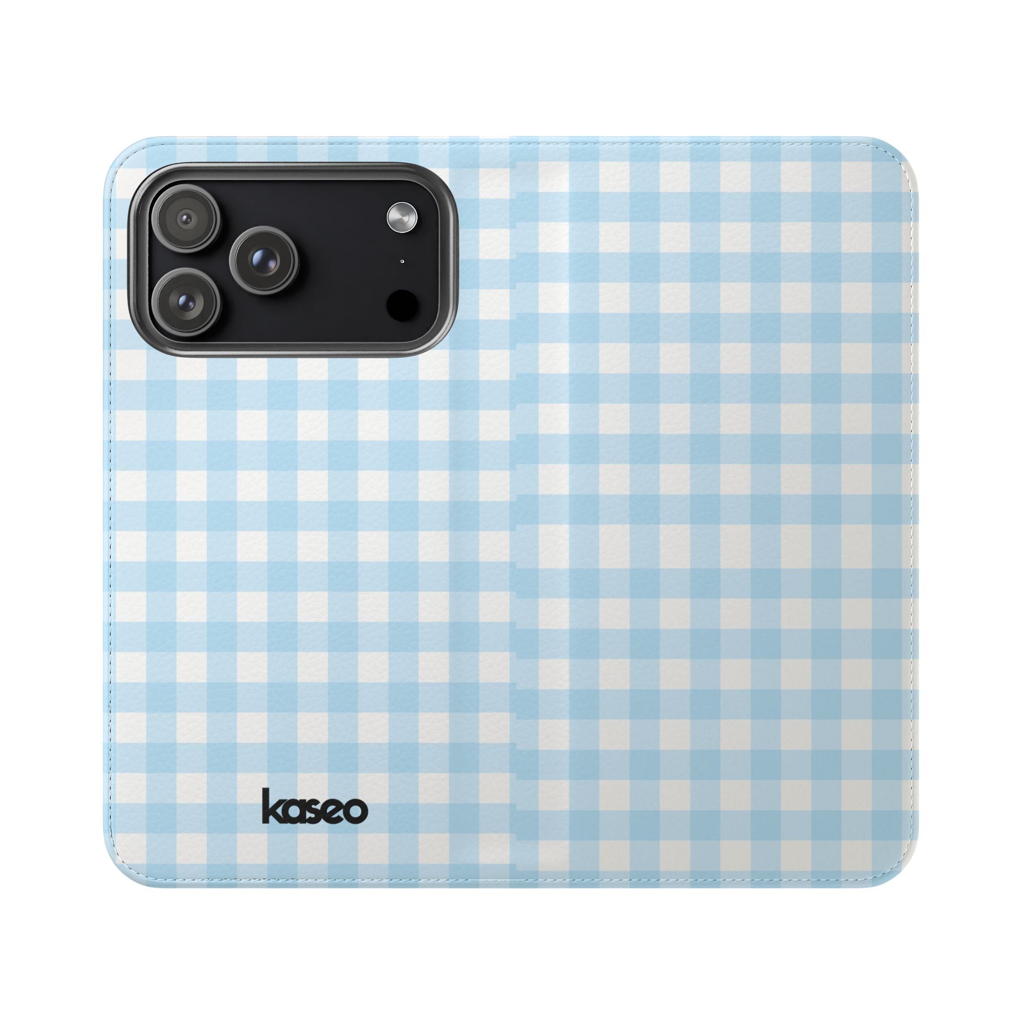 Gingham Sky - Flip Phone Case